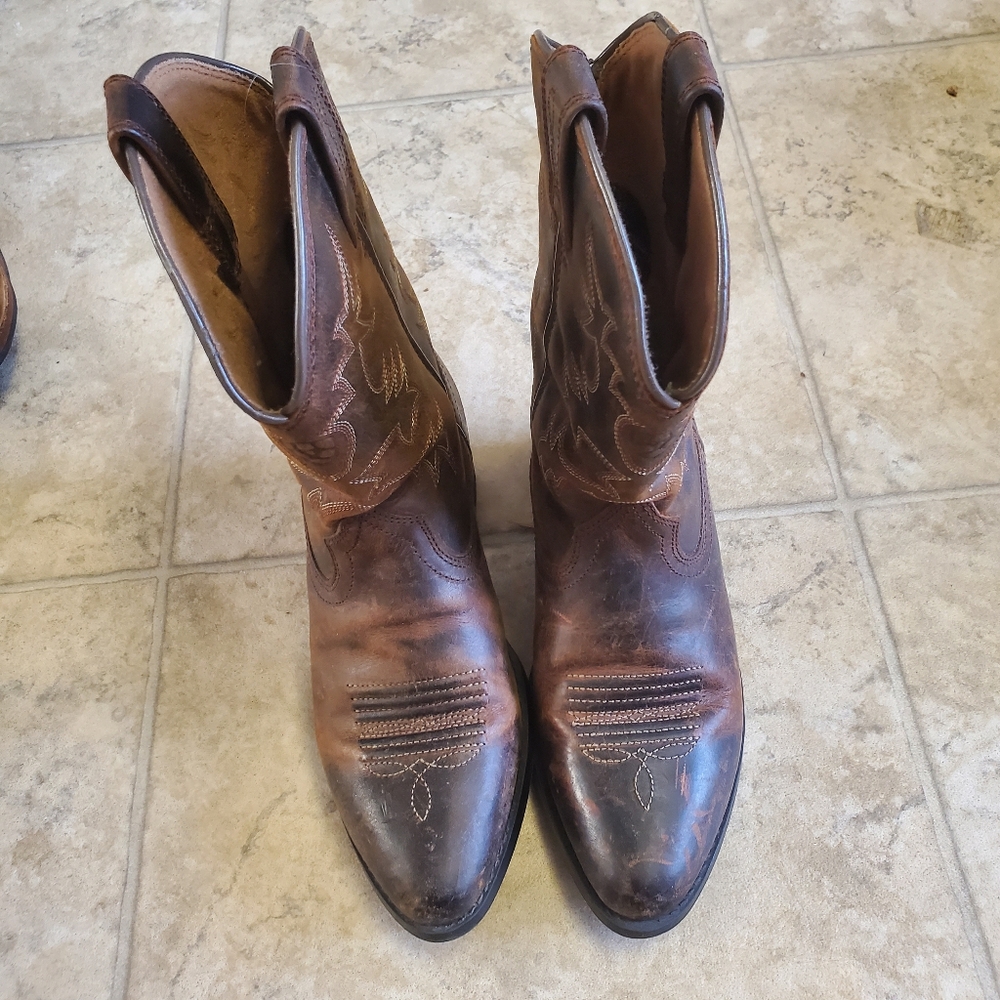 Ariat Kids Brown Heritage Western Boot Size 1